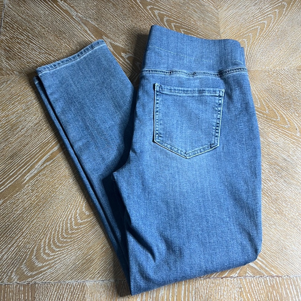 NYDJ NOT YOUR DAUGHTERS JEANS Super Skinny Ankle Pull-On Jeans 4 IN CLAN HORIZON - Picture 14 of 15